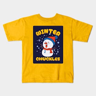 Happy Winter chuckles Kids T-Shirt